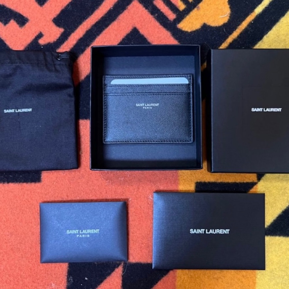 Saint Laurent Card Holder | Black | Brand New